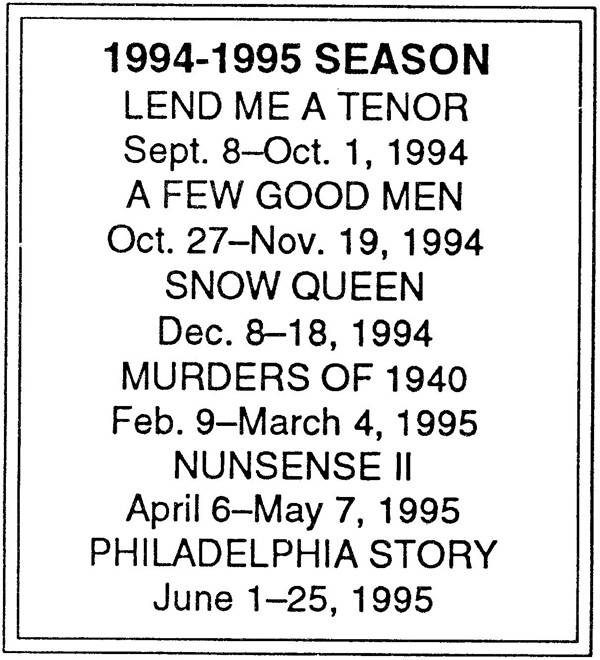 1994-1995 Season